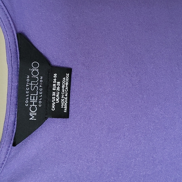 Michael studio collection women's sleeveless shirt 3X - Picture 2 of 5